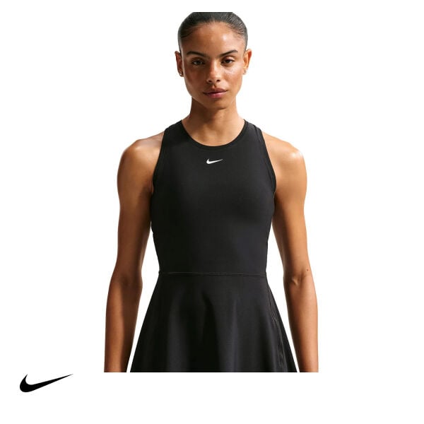 Nike Kadın Tenis Elbisesi Victory Dri-FIT Black White