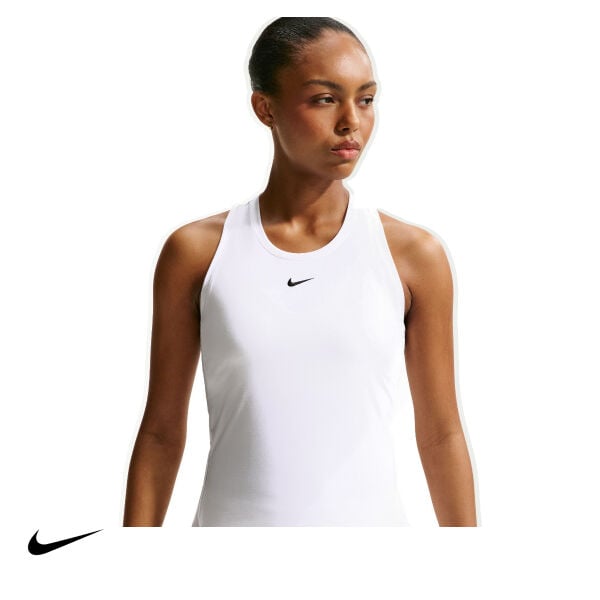 Nike Kadın Tenis Atleti Victory Dri-FIT White Black