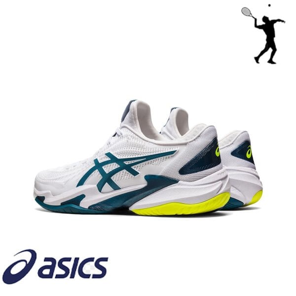 ASICS Court FF 3 Erkek Tenis Ayakkabısı – Beyaz / Gri Mavi (Hard Court)