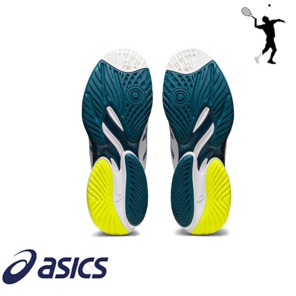 ASICS Court FF 3 Erkek Tenis Ayakkabısı – Beyaz / Gri Mavi (Hard Court)