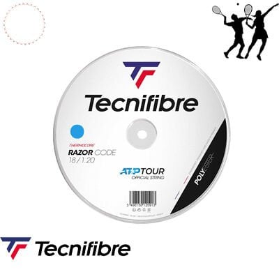 RAZOR CODE 1.20 POLYESTER BLUE 200M RULO TECNIFIBRE TENİS RAKET KORDAJI