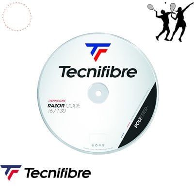 RAZOR CODE 1.30 POLYESTER BLUE 200M RULO TECNIFIBRE TENİS RAKET KORDAJI