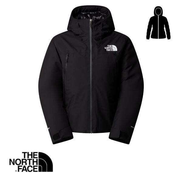 The North Face W MTN Range Hooded Kadın Mont – TNF Black