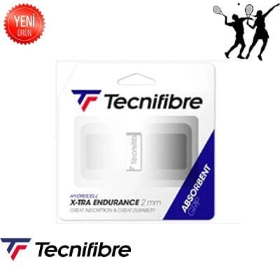 X Tra Feel Endurance 2 mm Beyaz - Tecnifibre Ana Grip