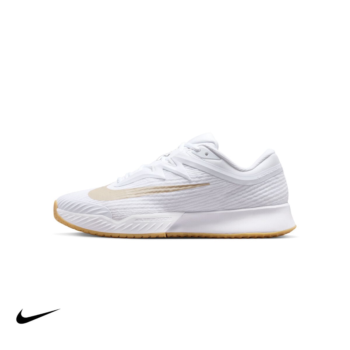 Nike Vapor Pro 3 Erkek Tenis Ayakkabısı – White/Summit White/Linen/Light Orewood Brown (Hard Court)