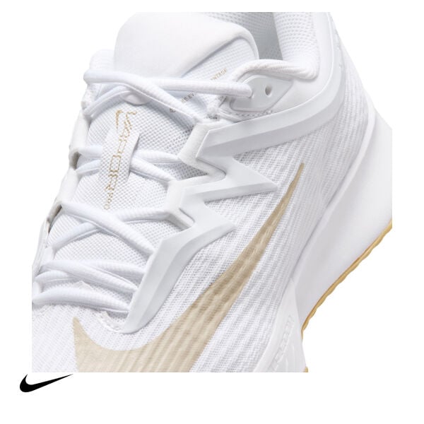 Nike Vapor Pro 3 Erkek Tenis Ayakkabısı – White/Summit White/Linen/Light Orewood Brown (Hard Court)