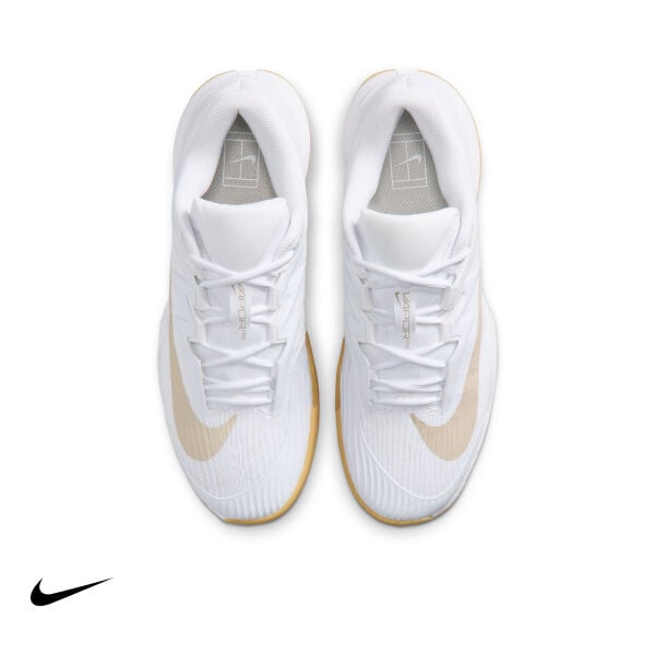 Nike Vapor Pro 3 Erkek Tenis Ayakkabısı – White/Summit White/Linen/Light Orewood Brown (Hard Court)