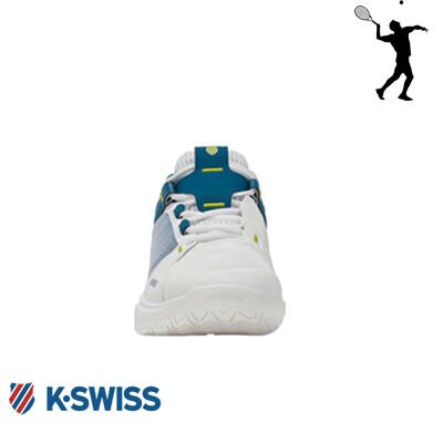 K‑Swiss Ultrashot Team Erkek Tenis Ayakkabısı – White/Grey/Green (All Court)