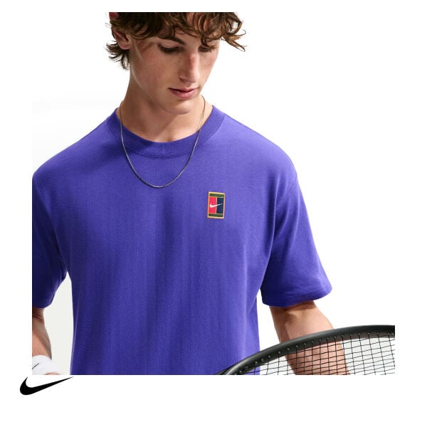 Nike Erkek Tenis Tişörtü NikeCourt Max90 Dark Concord