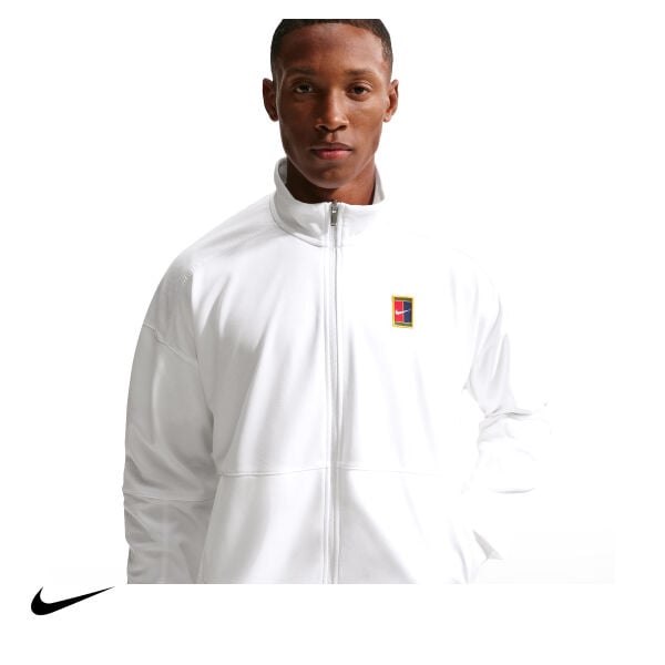 Nike Erkek Tenis Ceketi NikeCourt Heritage White White