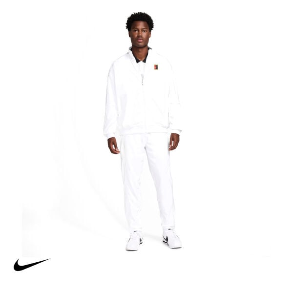 Nike Erkek Tenis Ceketi NikeCourt Heritage White White