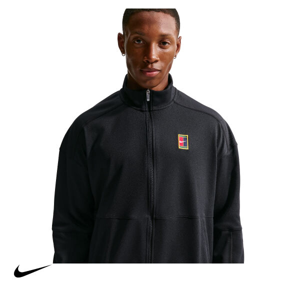 Nike Erkek Tenis Ceketi NikeCourt Heritage Black Black