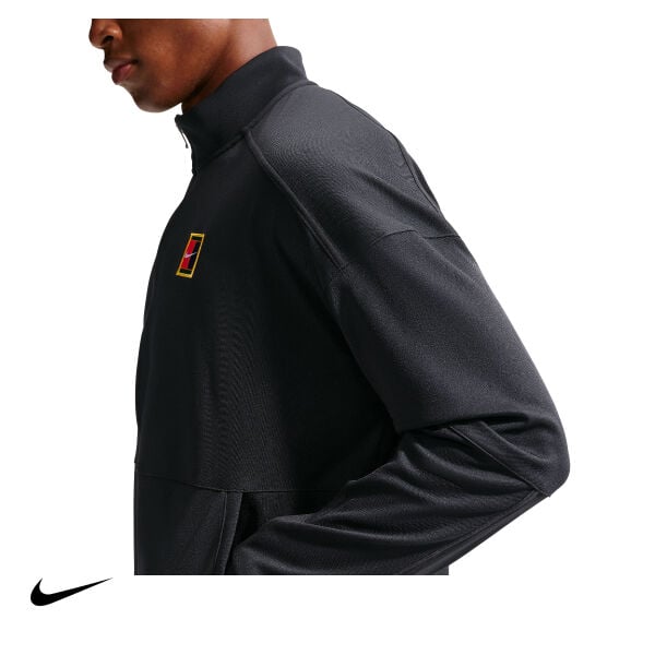 Nike Erkek Tenis Ceketi NikeCourt Heritage Black Black