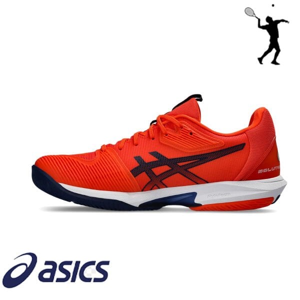 ASICS Solution Speed FF 3 Erkek Tenis Ayakkabısı – Turuncu / Mavi (Hard Court)