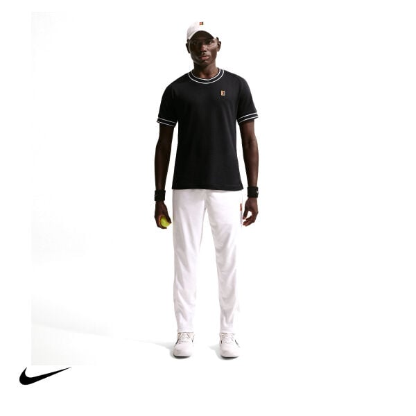 Nike Erkek Tenis Tişörtü NikeCourt Heritage Black