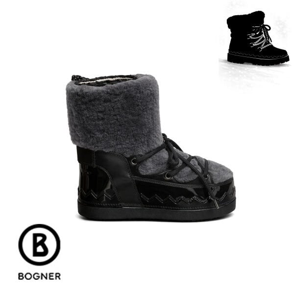 Bogner Trois Vallées 22 Kadın Kar Botu – Black-Grey