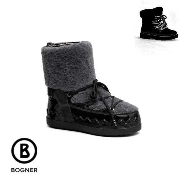 Bogner Trois Vallées 22 Kadın Kar Botu – Black-Grey