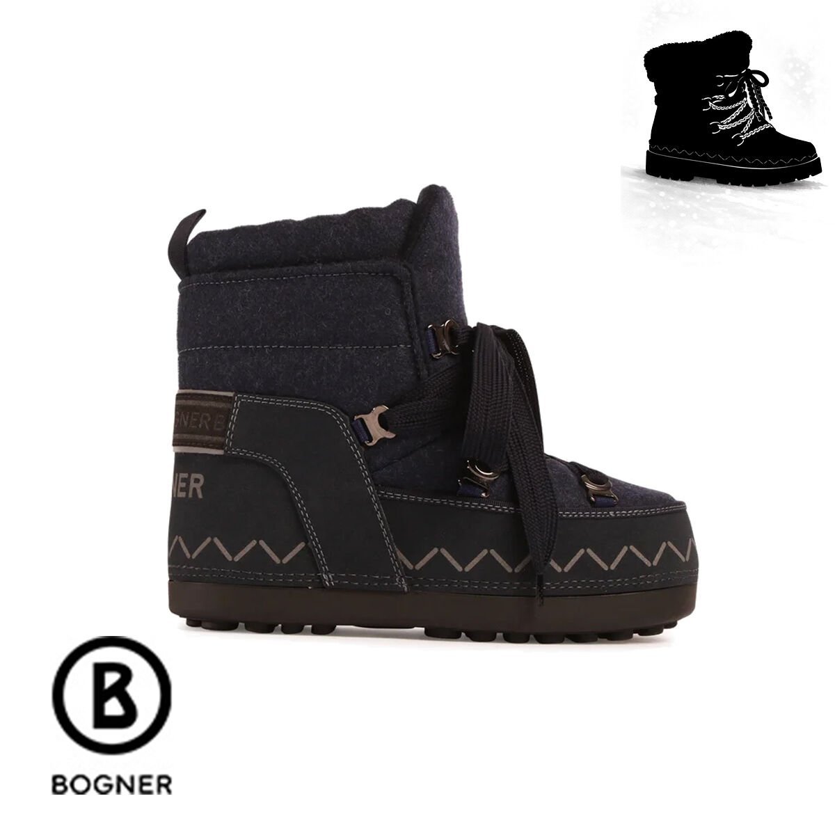 Bogner Trois Vallées 8B Kadın Kar Botu – Antrasit