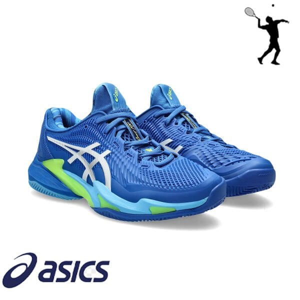 ASICS Court FF 3 Novak Erkek Tenis Ayakkabısı – Tuna Mavisi / Beyaz (Clay Court)