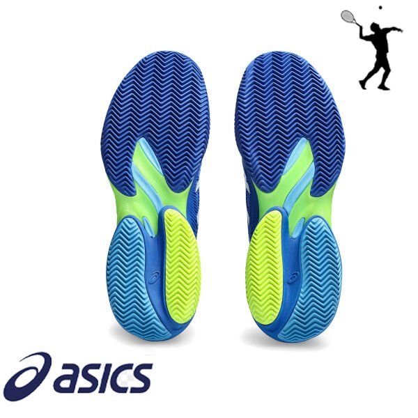 ASICS Court FF 3 Novak Erkek Tenis Ayakkabısı – Tuna Mavisi / Beyaz (Clay Court)