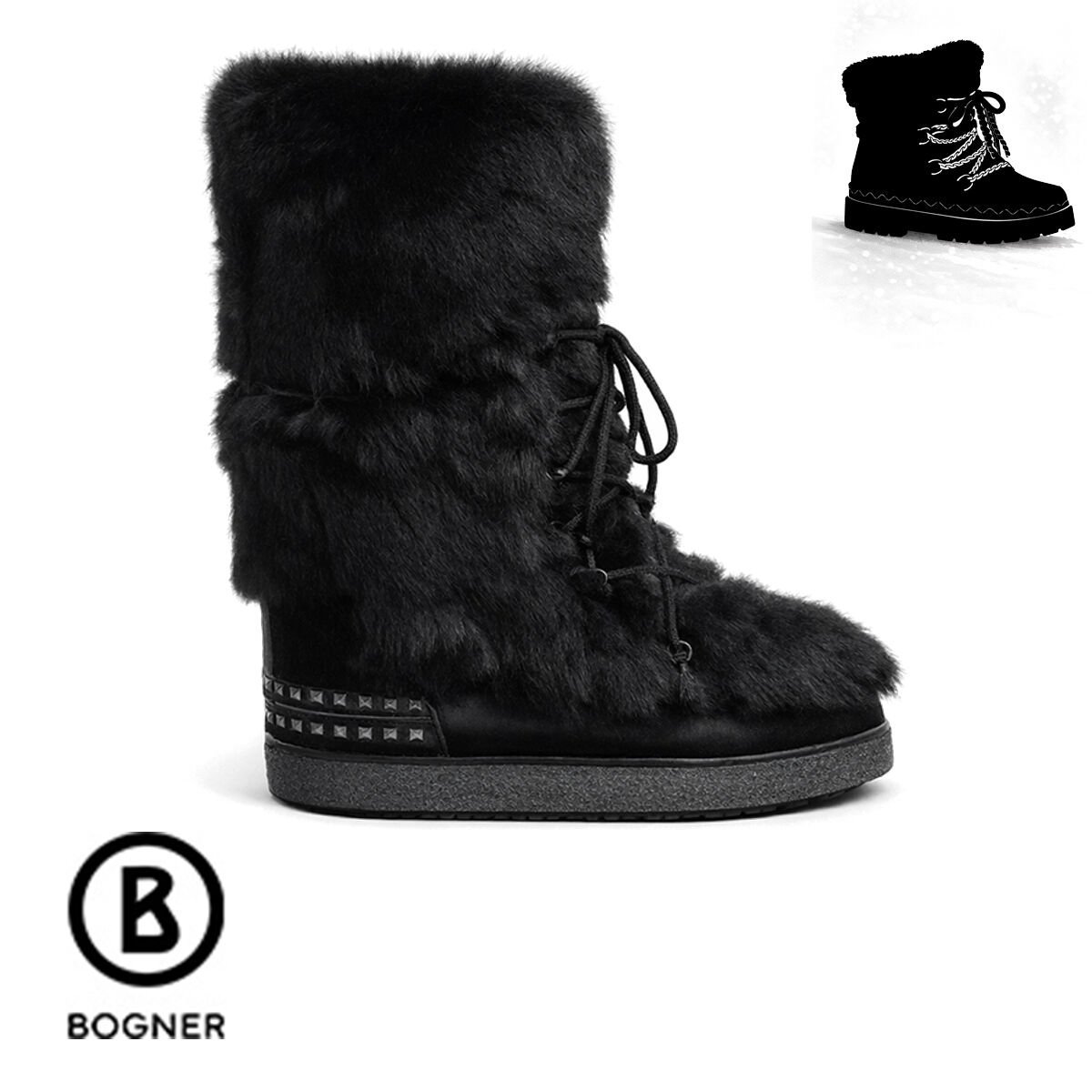 Bogner Alpe d’Huez 6A Kadın Kar Botu – Black