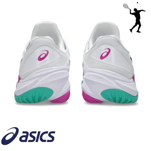 ASICS Court FF 3 Novak Erkek Tenis Ayakkabısı – White/Digital Sakura (Hard Court)