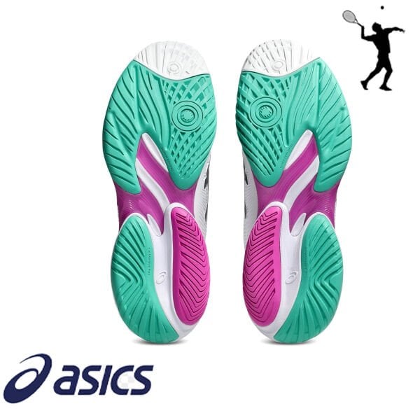 ASICS Court FF 3 Novak Erkek Tenis Ayakkabısı – White/Digital Sakura (Hard Court)