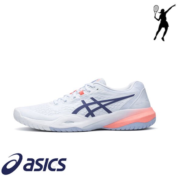 ASICS Gel-Resolution X Kadın Tenis Ayakkabısı – Sky/Grey Blue (Hard Court)