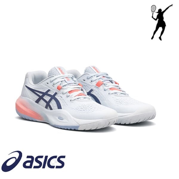 ASICS Gel-Resolution X Kadın Tenis Ayakkabısı – Sky/Grey Blue (Hard Court)
