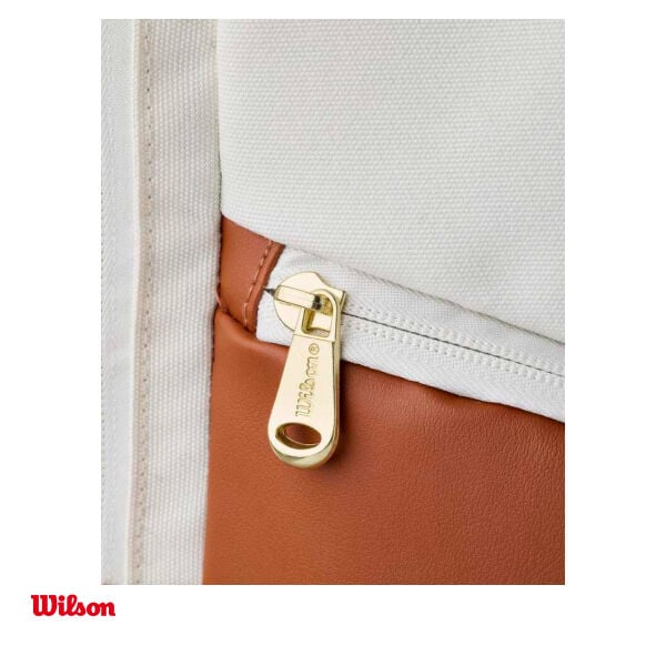 Wilson Tenis Sırt Çantası Heritage V2 Krem/Koyu Mor