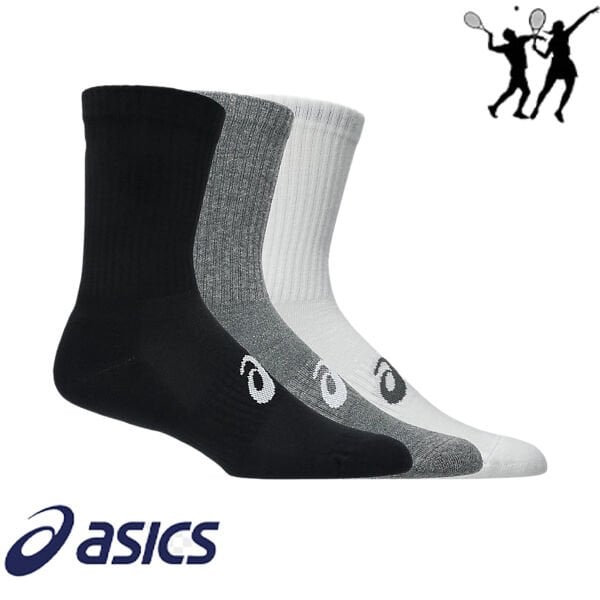 Asics AEG 3 Pack Crew Unisex Spor Çorap – Multi