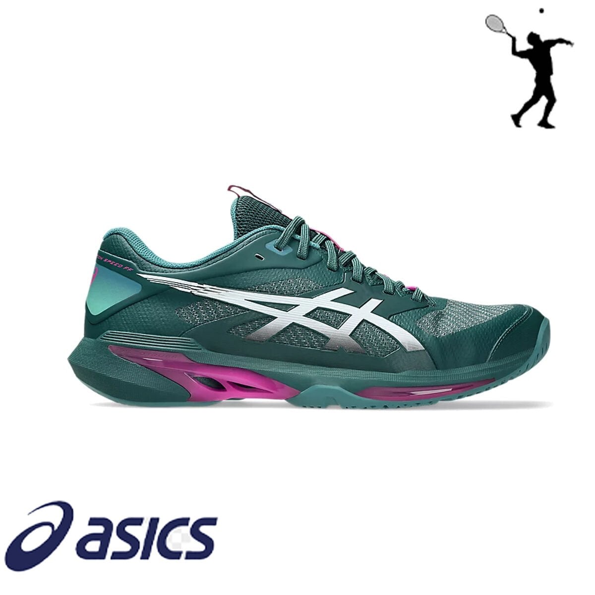 ASICS Solution Speed FF 4 Erkek Tenis Ayakkabısı – Dark Neptune/White (Hard Court)