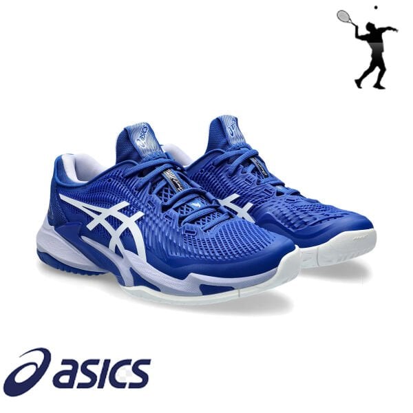 ASICS Court FF 3 Novak Erkek Tenis Ayakkabısı – Asics Mavi / Açık Mavi (Hard Court)