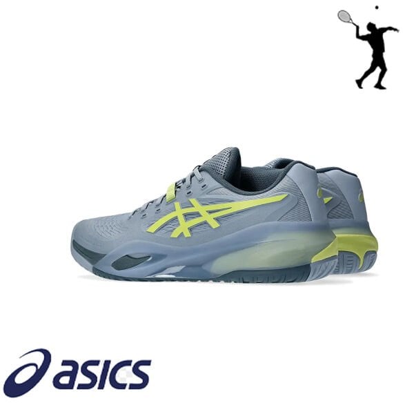 Asics Gel-Resolution X Erkek Tenis Ayakkabısı – Grey Blue/Pistachio (Hard Court)