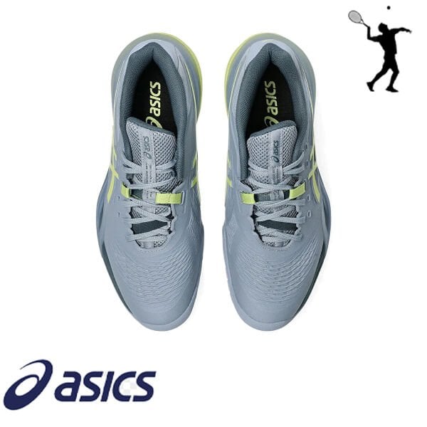 Asics Gel-Resolution X Erkek Tenis Ayakkabısı – Grey Blue/Pistachio (Hard Court)