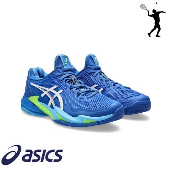ASICS Court FF 3 Novak Erkek Tenis Ayakkabısı – Mavi / Beyaz (Hard Court)