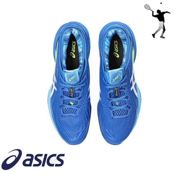 ASICS Court FF 3 Novak Erkek Tenis Ayakkabısı – Mavi / Beyaz (Hard Court)