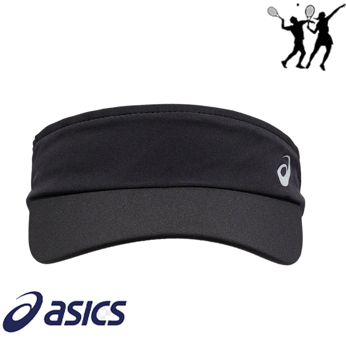 ASICS PRFM Visor Unisex Spor Şapka – Siyah | Hafif ve Nefes Alabilir