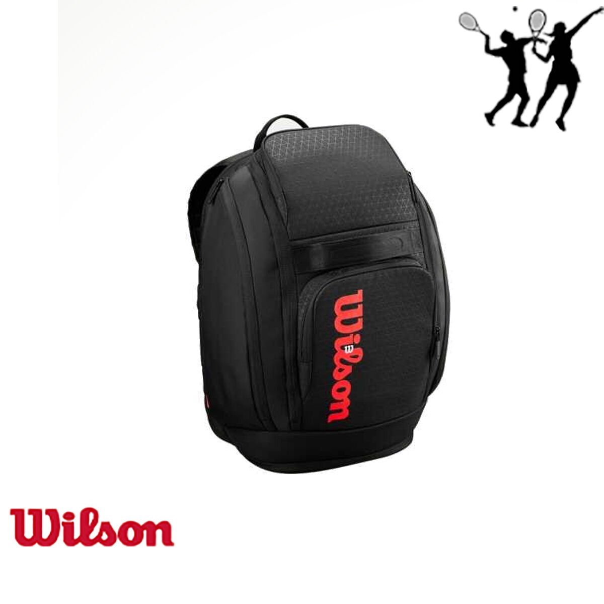 Wilson Clash V3 Backpack Tenis Sırt Çantası Black/Infrared