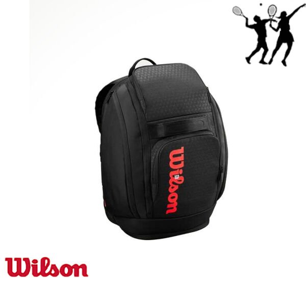 Wilson Clash V3 Backpack Tenis Sırt Çantası Black/Infrared