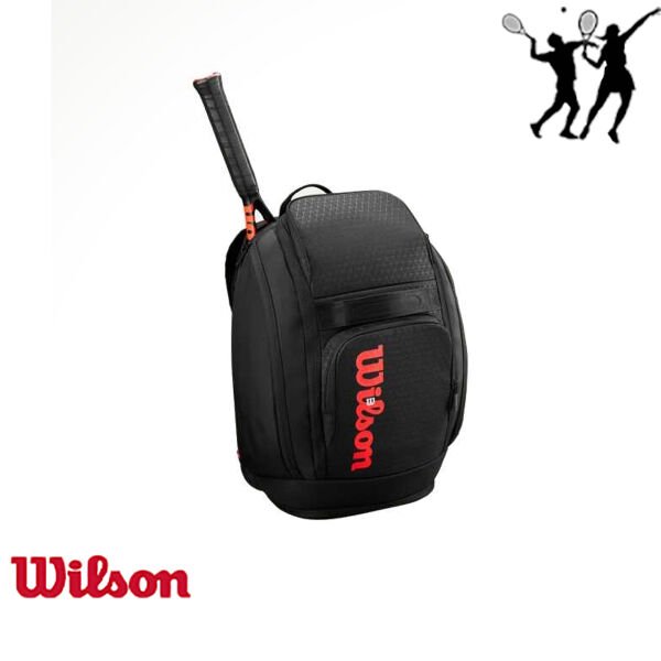 Wilson Clash V3 Backpack Tenis Sırt Çantası Black/Infrared