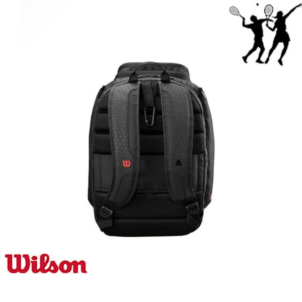 Wilson Clash V3 Backpack Tenis Sırt Çantası Black/Infrared