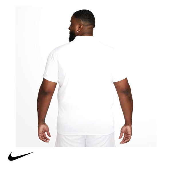 Nike Erkek Tenis Polo Tişörtü NikeCourt Dri-FIT White Black