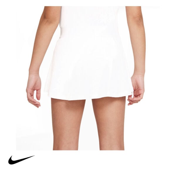 Nike Kız Çocuk Tenis Eteği NikeCourt Victory Dri-FIT White Black