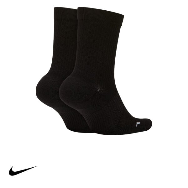 Nike Tenis Çorabı Unisex NikeCourt Multiplier Cushioned Crew Black Black 2 Çift