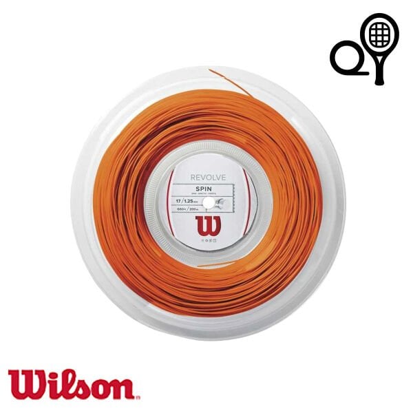 Wilson Revolve 17 Reel 1.25 mm Tenis Kordajı Turuncu 200 m