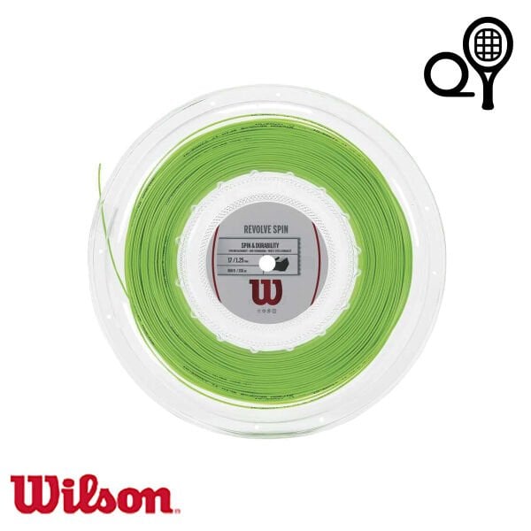 Wilson Revolve Spin 17 Reel 1.25 mm Tenis Kordajı Yeşil 200 m